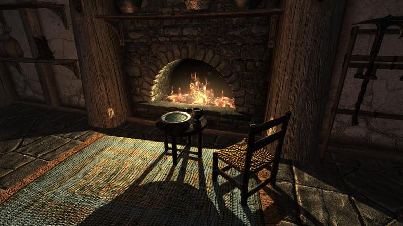 Fireplace in my modded home
